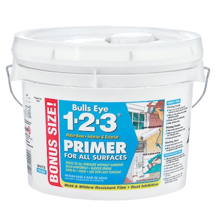 Zinsser Zinsser Bulls Eye 123 White Primer and Sealer 2.5 gal 2025